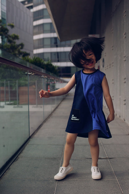 Ikkikidz Chic denim dress