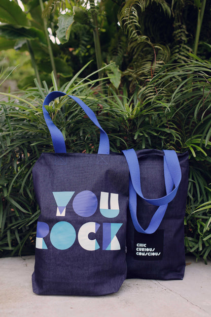 Ikkikidz you rock tote bag