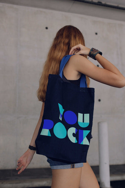 Ikkikidz you rock tote bag