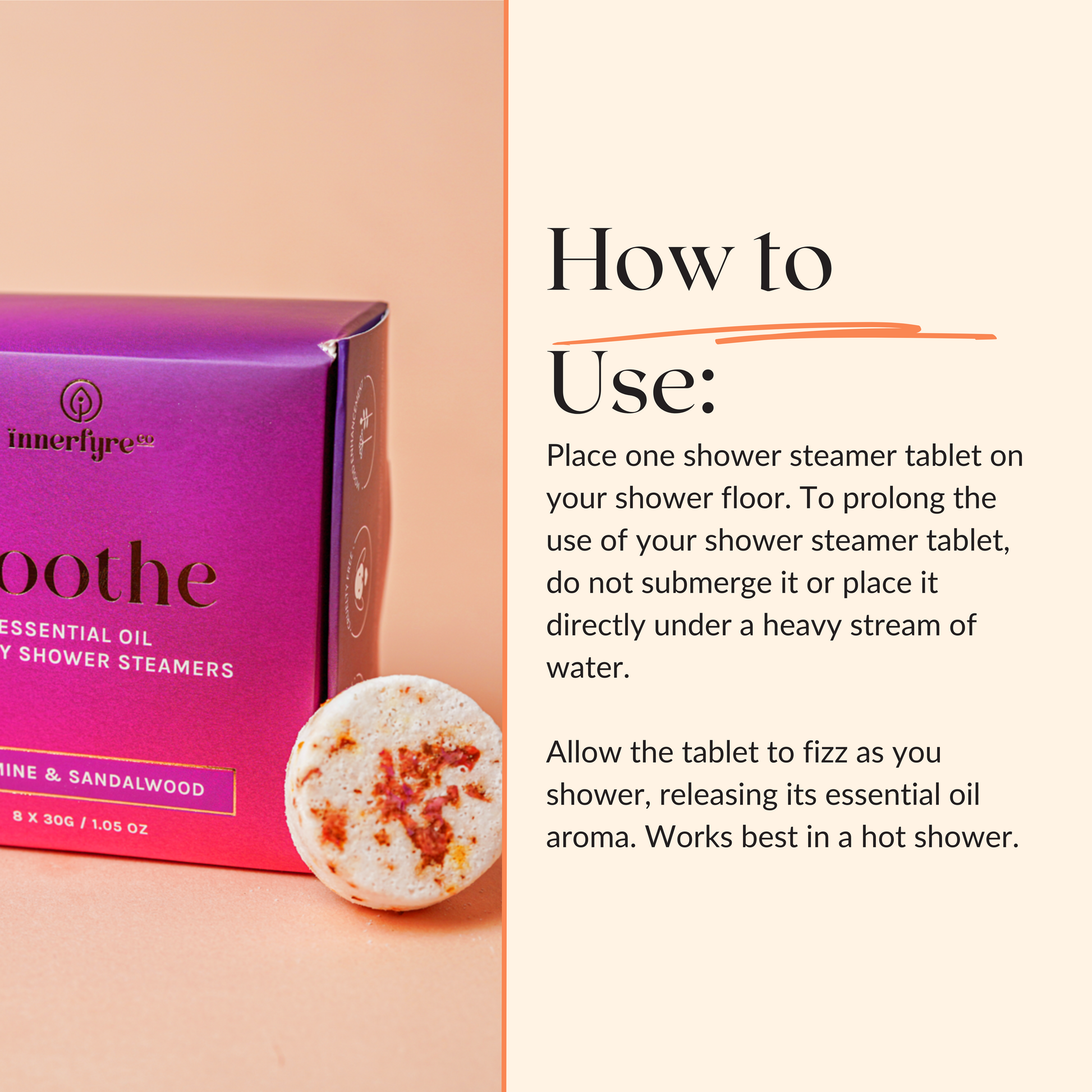 Innerfyre Sooth Shower Steamer | Home fragrances | The Green Collective SG