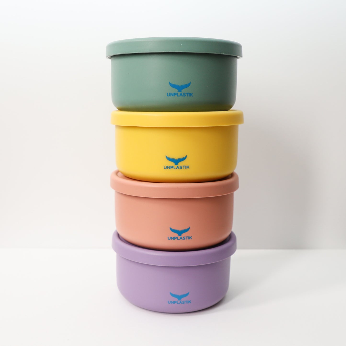 Medium Round Lunch Box (700ml) - Baby Blue | Food Storage | The Green Collective SG