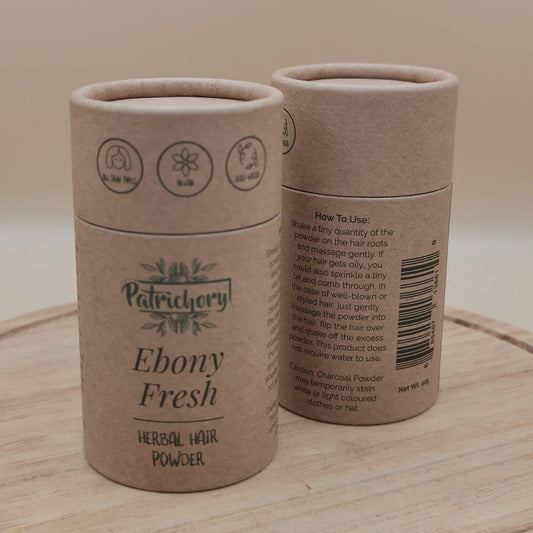 Patrichory Ebony Fresh Herbal Hair Powder | Haircare | The Green Collective SG