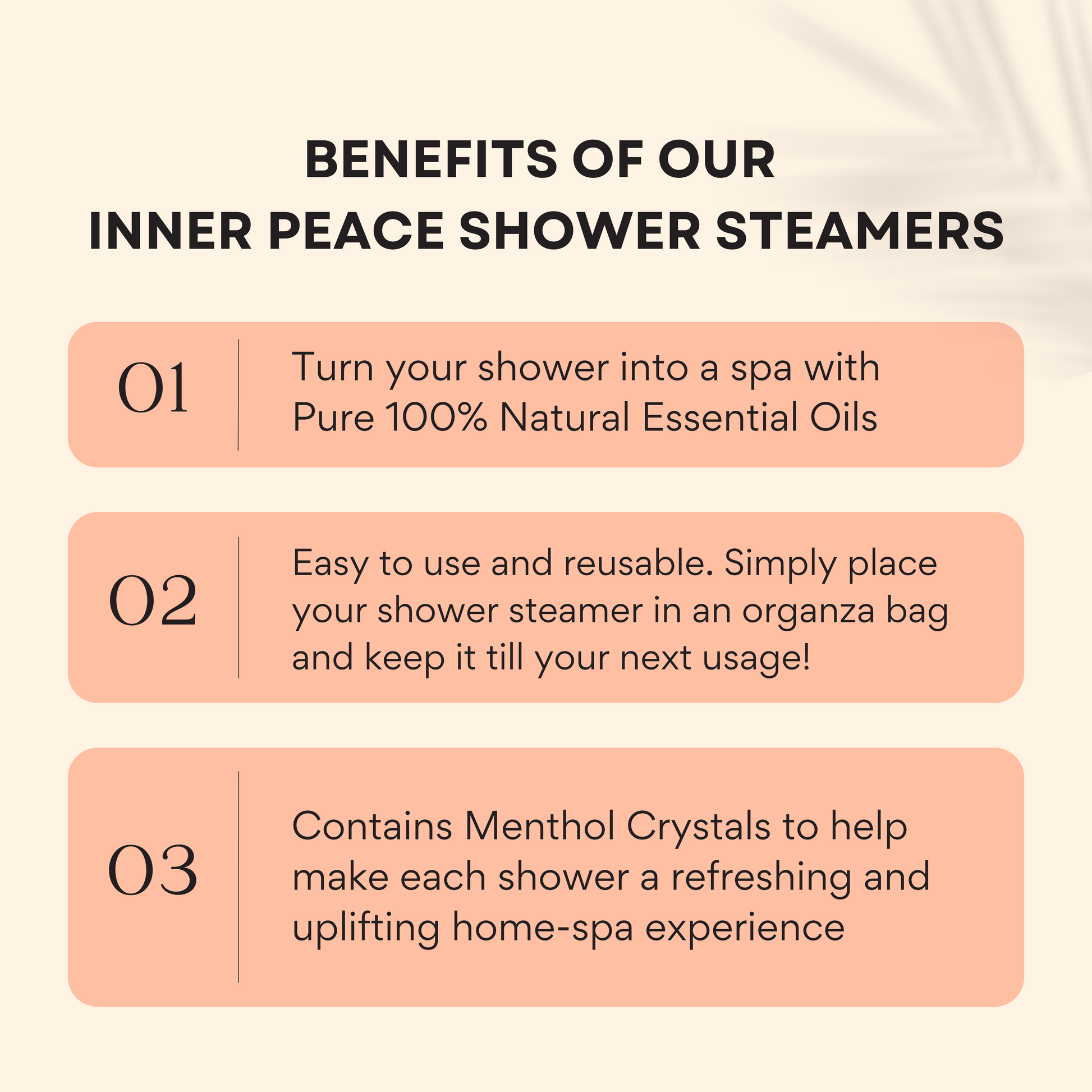 Innerfyre Sooth Shower Steamer | Home fragrances | The Green Collective SG