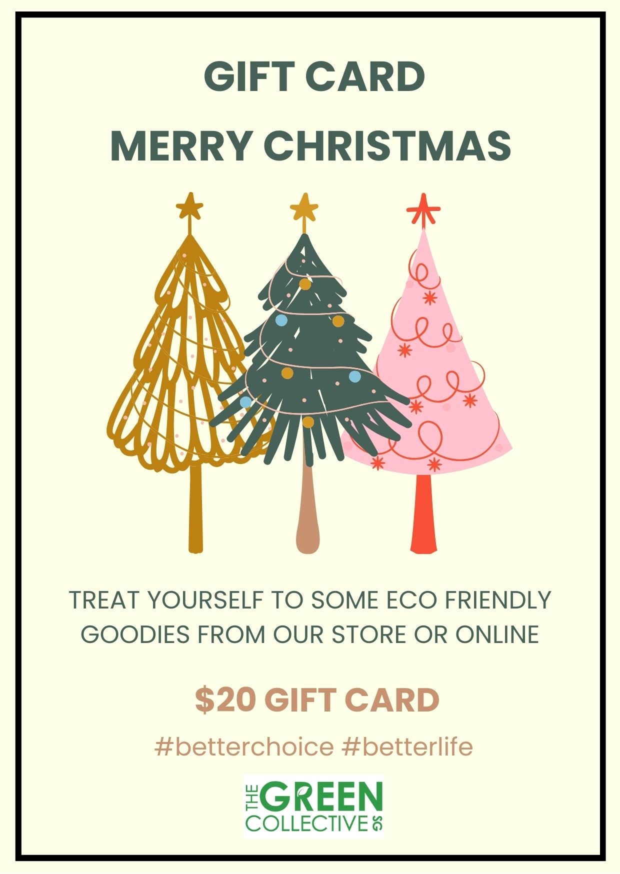 The Conscious Christmas Gift Card | Gifting | The Green Collective SG