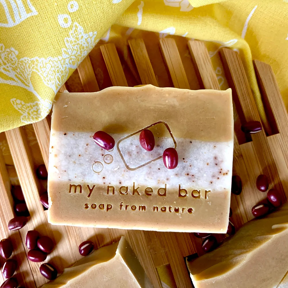 My Naked Bar Matcha Azuki Soap | Purchase at The Green Collective