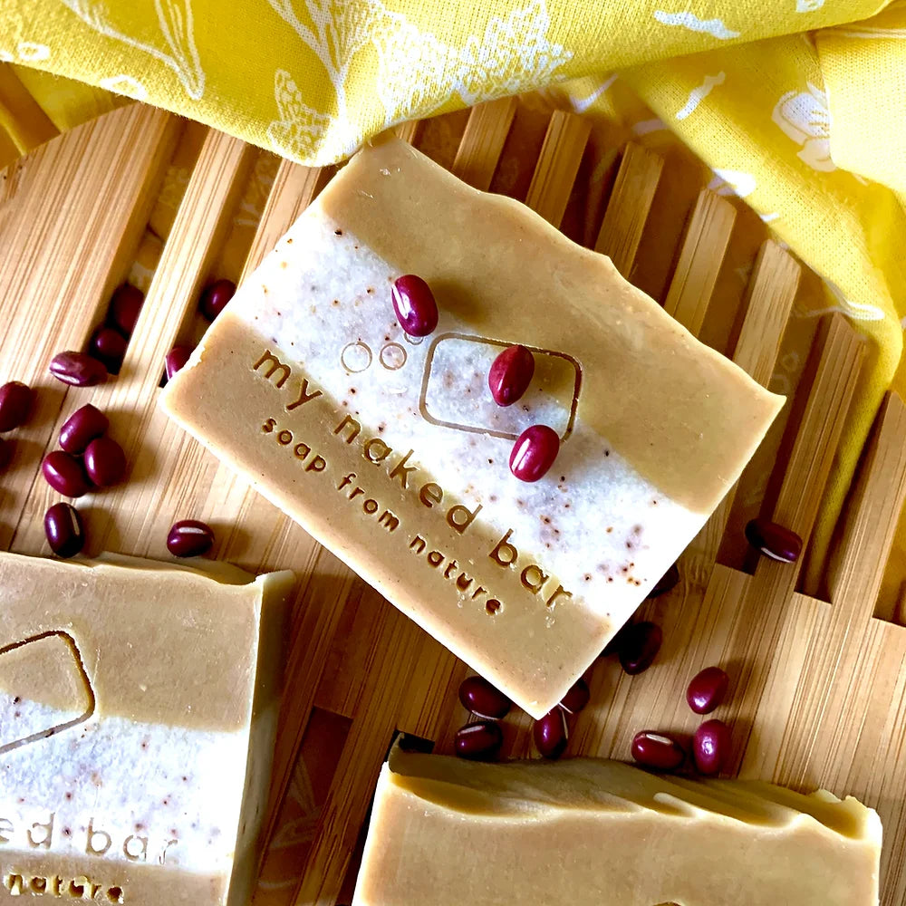 My Naked Bar Matcha Azuki Soap | Buy at The Green Collective