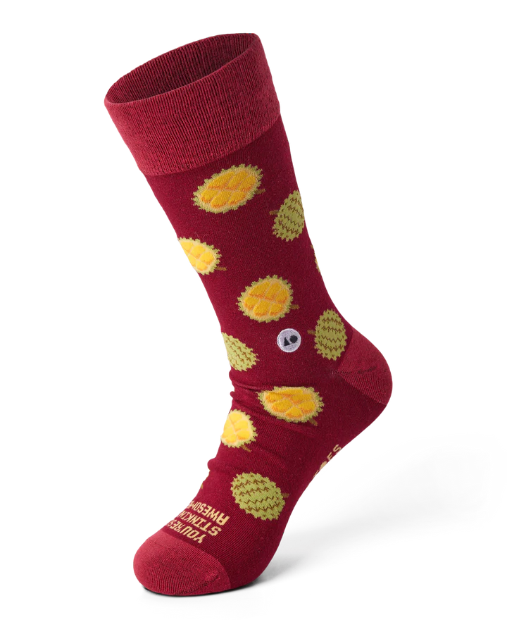 Talking Toes Awesome Durian Crew Sock