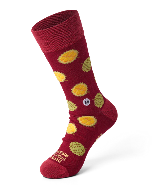 Talking Toes Awesome Durian Crew Sock