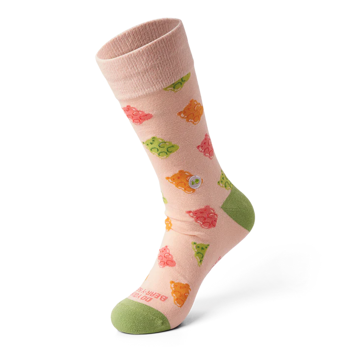 Talking Toes Bear-y Gummy  Crew Sock