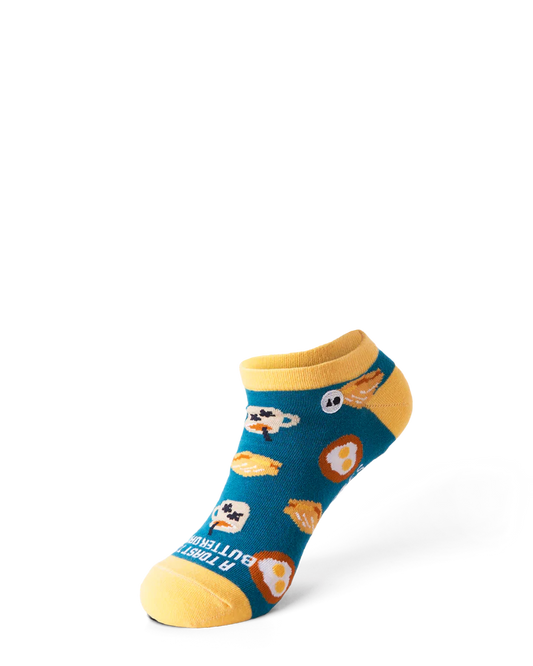 Talking Toes Local Breakfast Ankle Sock