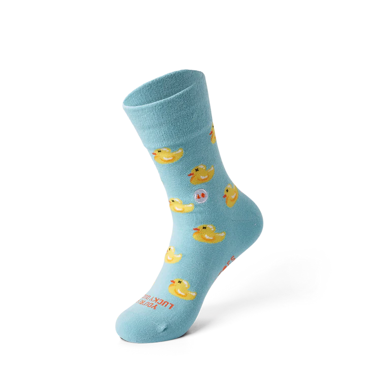 Talking Toes Lucky Ducky Crew Sock