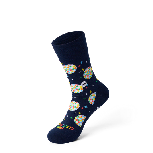 Talking Toes Rainbow Disco Crew Sock | Socks | The Green Collective SG