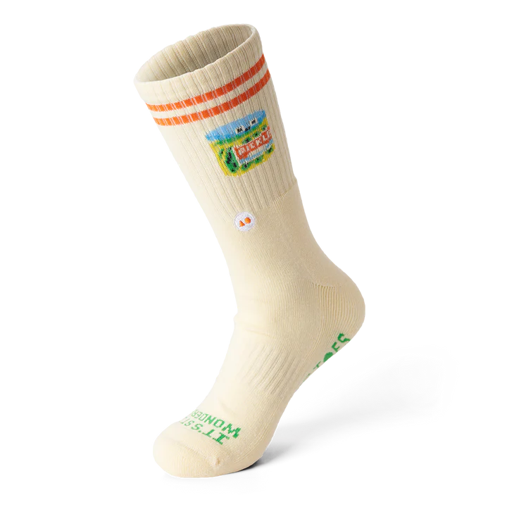 Talking Toes Wonder Pickle Athletic Crew Sock