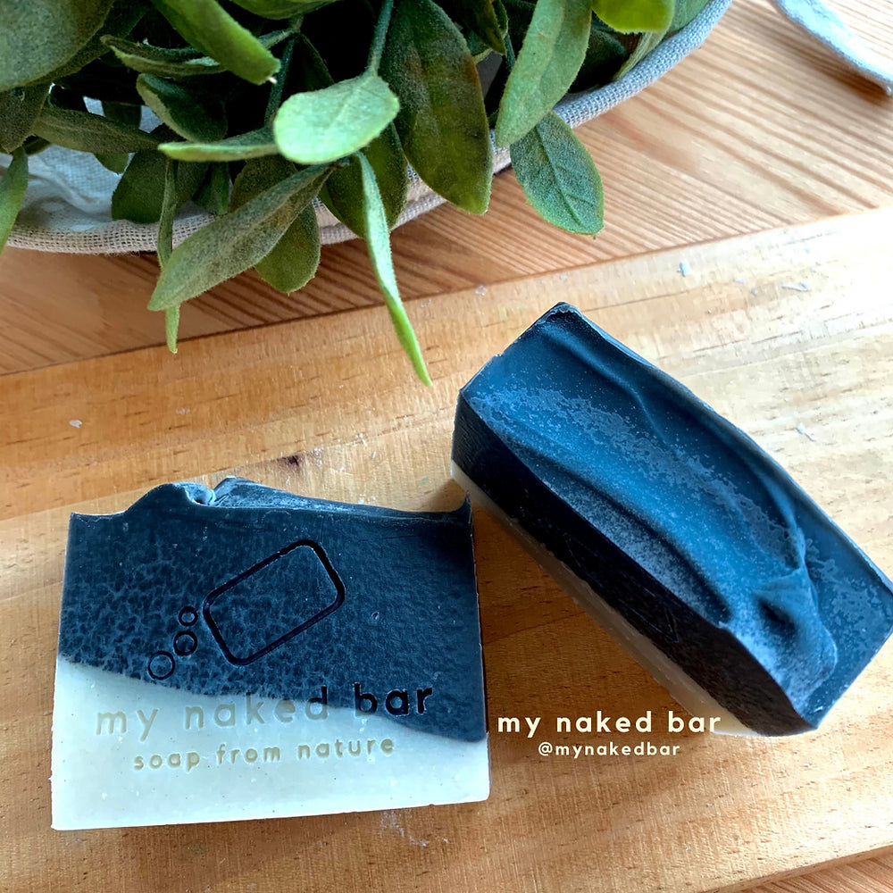 My Naked bar Black Mojo - Deep Cleansing Sebum Controlling Soap Bar for Oily Skin | Bodycare | The Green Collective SG