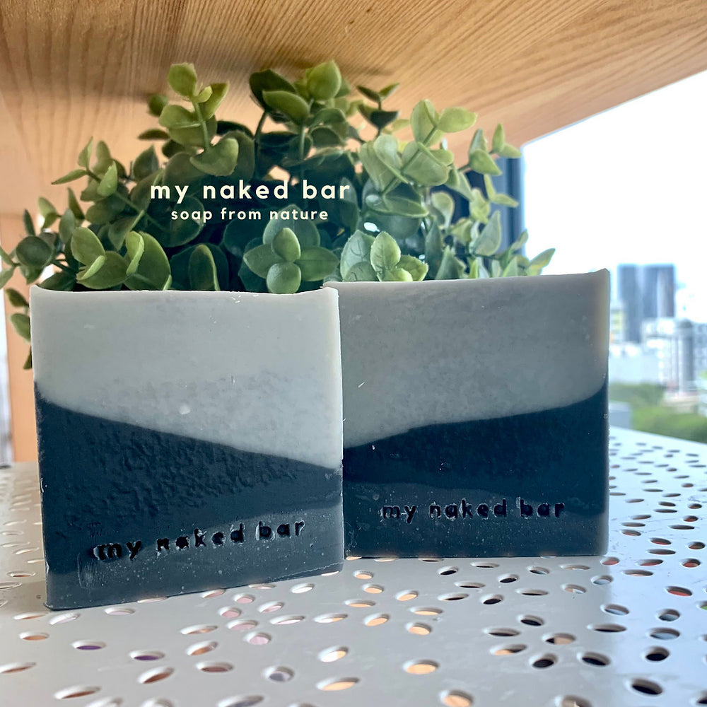 My Naked Bar Black or White -Pore Clarifying Soap Bar for Minimising Black Heads | Bodycare | The Green Collective SG