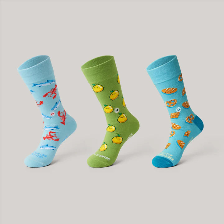 Talking Toes Supermarket Sock Pack