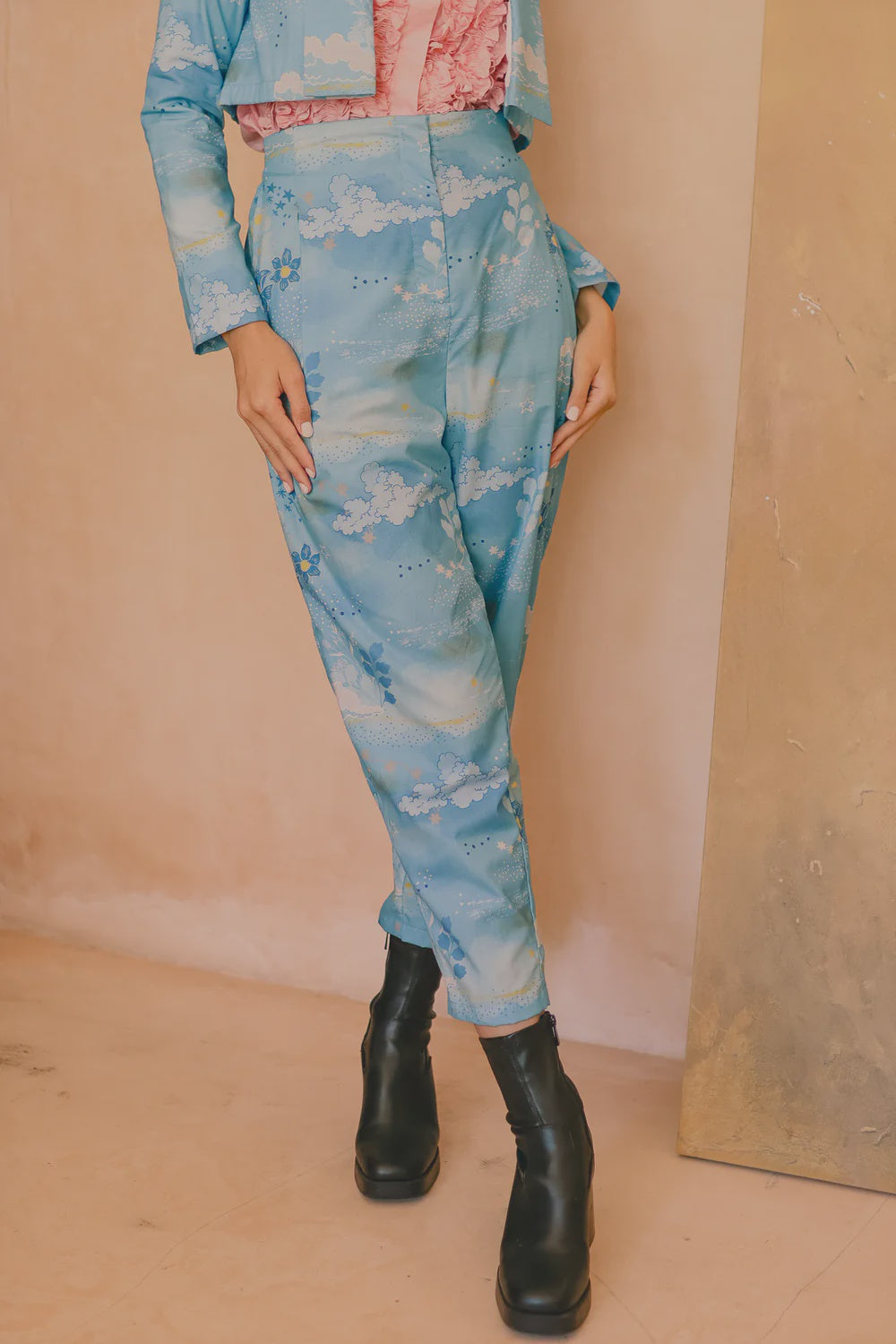 Calla X Adinia Pants in Blue