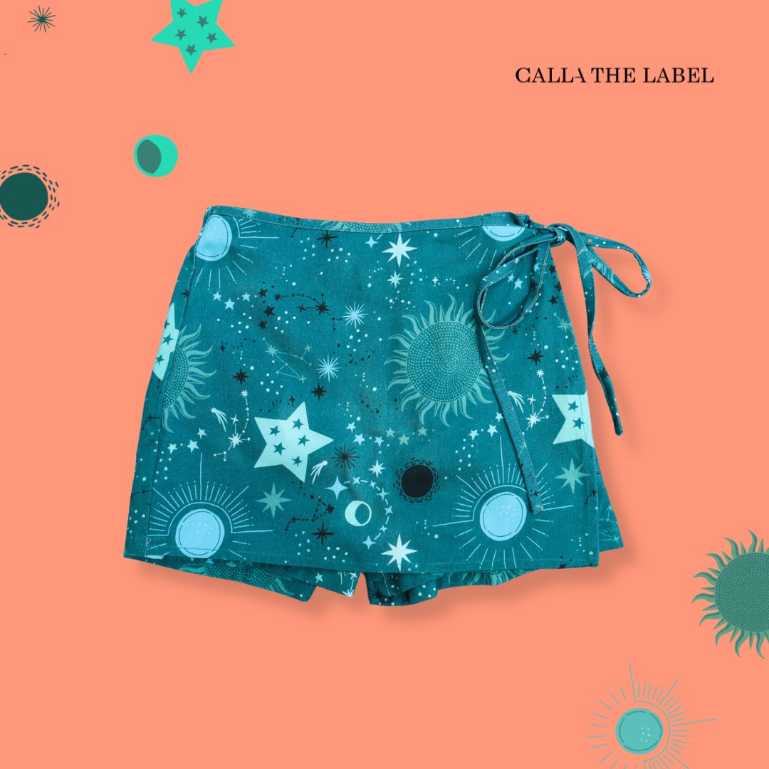 CALLA X ADINIA DENIM SKORT