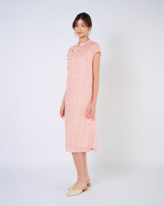 You Living Cap Sleeve Cheongsam Dress – Auspicious Cloud