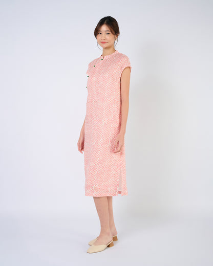 You Living Cap Sleeve Cheongsam Dress – Auspicious Cloud