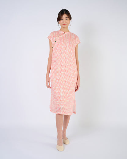 You Living Cap Sleeve Cheongsam Dress – Auspicious Cloud