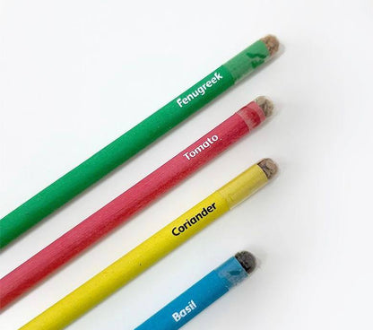 Purple & Pure EcoGrow Seed Pencils with Herbs and Flowers | Stationary | The Green Collective SG