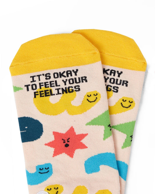 Talking Toes No Bad Feelings (Its okay to feel your feelings) Ankle Sock | Other Accessories | The Green Collective SG