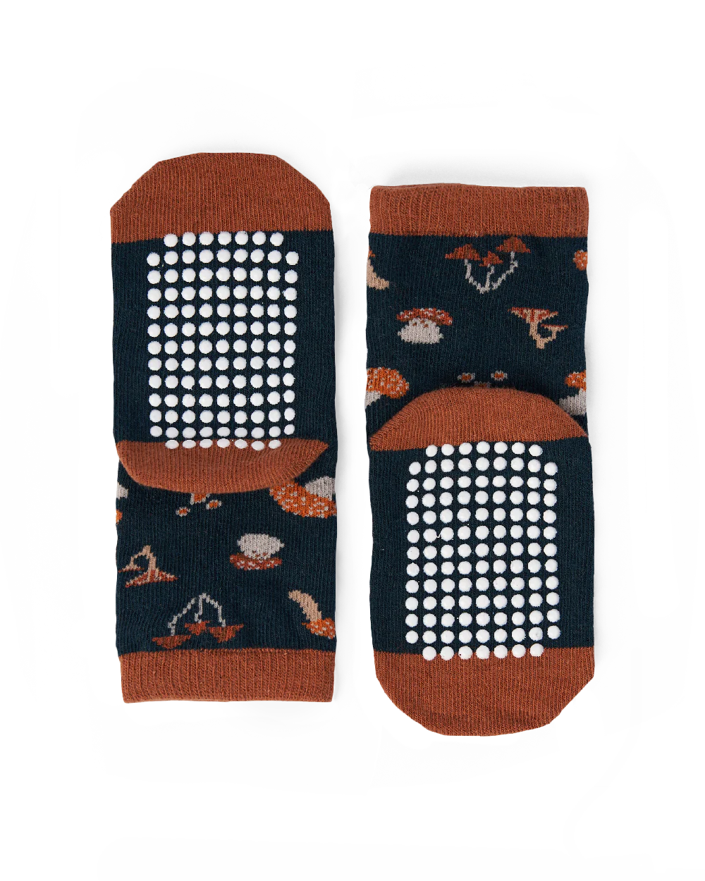 Talking Toes Pack of 2 Kids Crew Sock Set - Mushroom for Love & No Bad Feelings/Its okay to feel your feelings (2-5 Years) | Other Accessories | The Green Collective SG