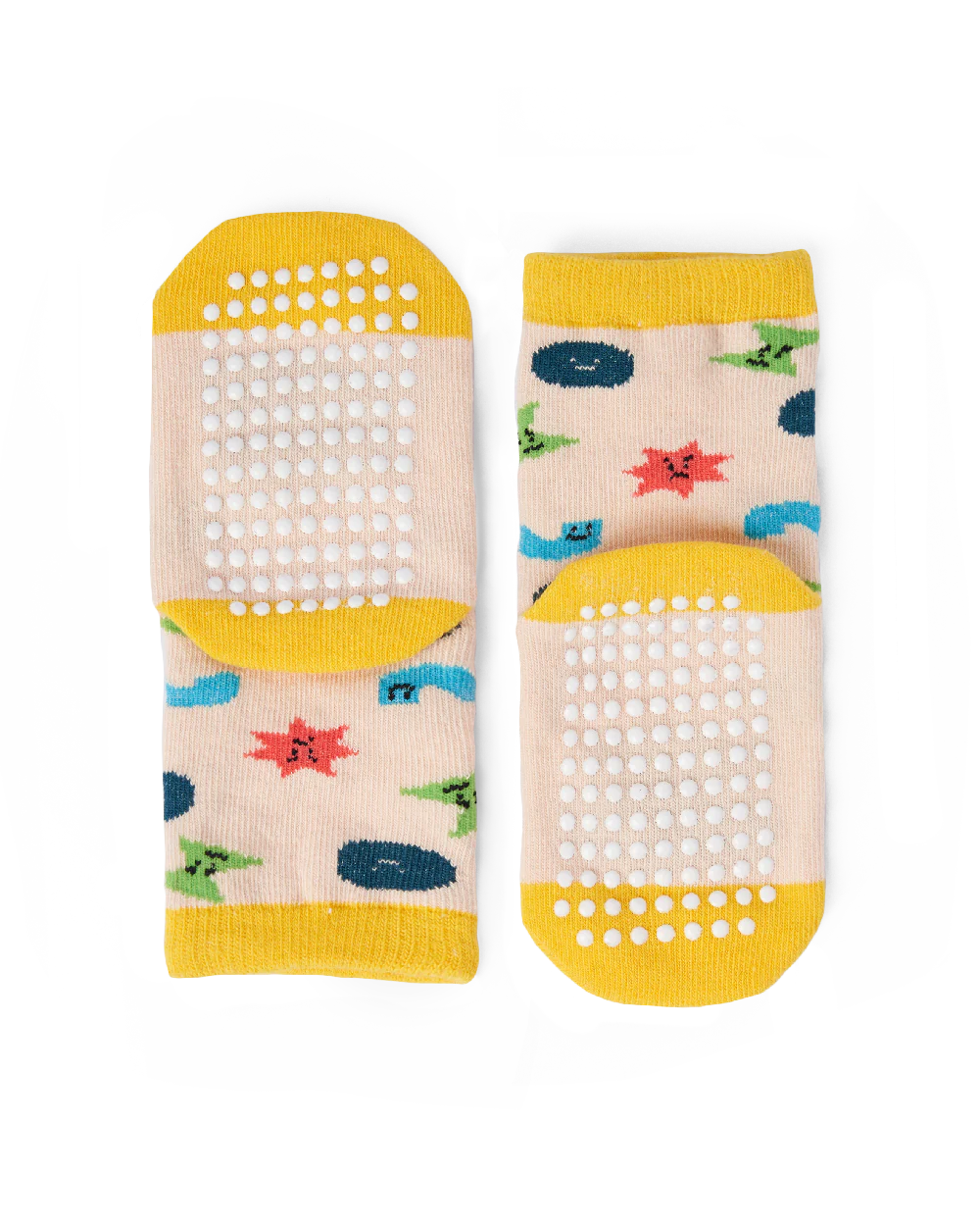 Talking Toes Pack of 2 Kids Crew Sock Set - Mushroom for Love & No Bad Feelings/Its okay to feel your feelings (2-5 Years) | Other Accessories | The Green Collective SG