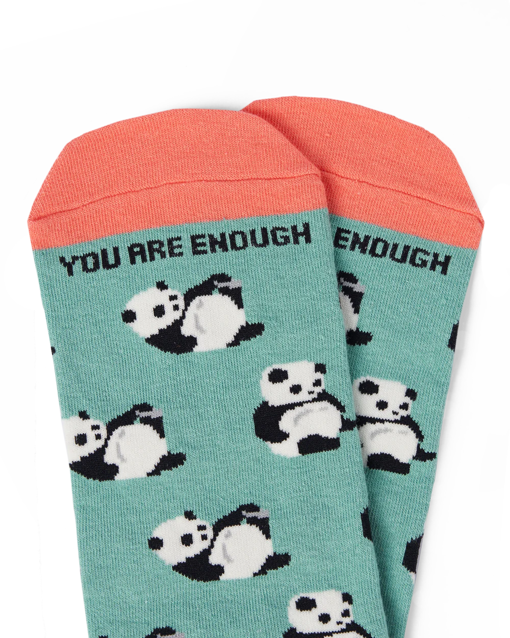 Talking Toes Positive Panda (You are enough) Ankle Sock | Other Accessories | The Green Collective SG