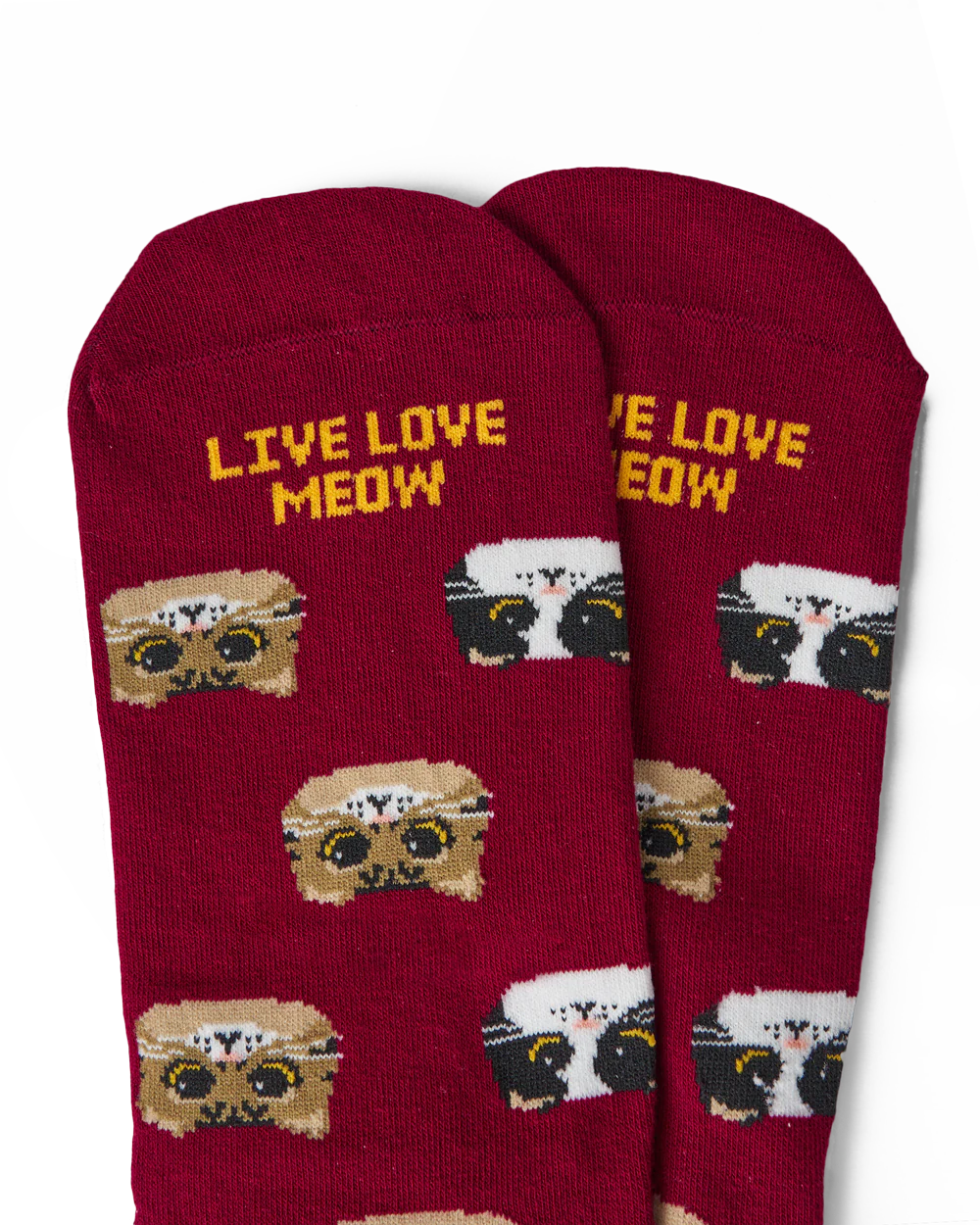 Talking Toes Big-Eyed Kitten Crew Sock | Other Accessories | The Green Collective SG