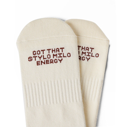 Talking Toes Go for MILO Athletic Crew Sock | Socks | The Green Collective SG