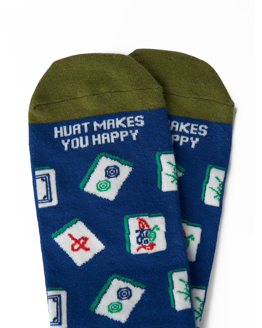 Talking Toes Happy Mahjong Ankle Sock | Socks | The Green Collective SG