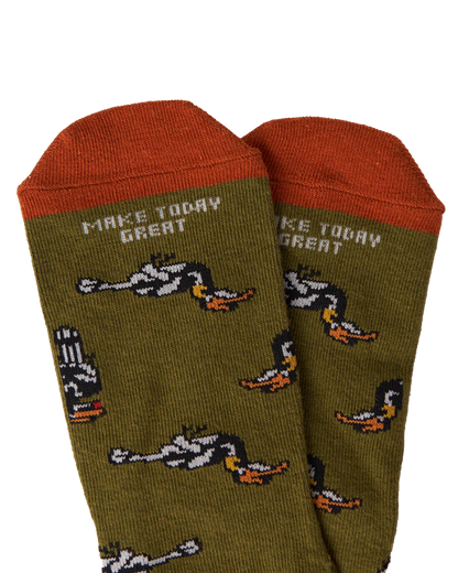 Talking Toes Great Hornbill Kids Crew Sock | Other Accessories | The Green Collective SG