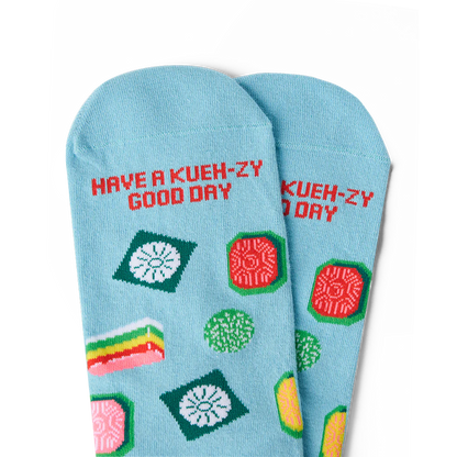 Talking Toes Kueh-zy Good Crew Sock | Socks | The Green Collective SG