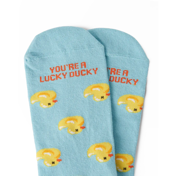 Talking Toes Lucky Ducky Crew Sock