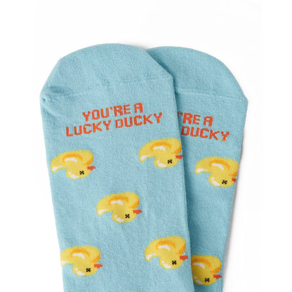 Talking Toes Lucky Ducky Crew Sock