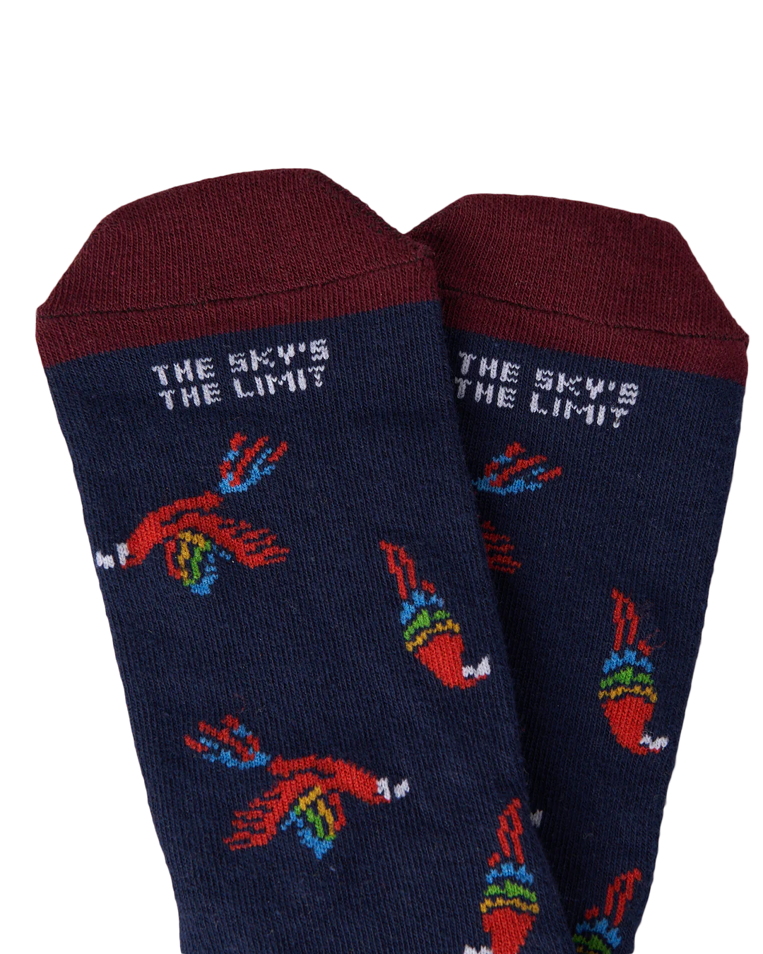 Talking Toes Soaring Macaw Kids Crew Sock | Other Accessories | The Green Collective SG