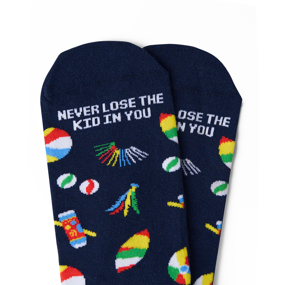 Talking Toes Retro Playtime Crew Sock | Socks | The Green Collective SG