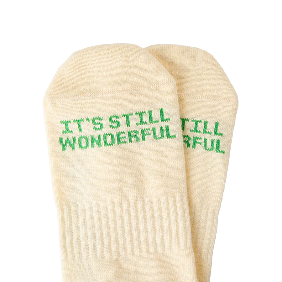 Talking Toes Wonder Pickle Athletic Crew Sock | Socks | The Green Collective SG