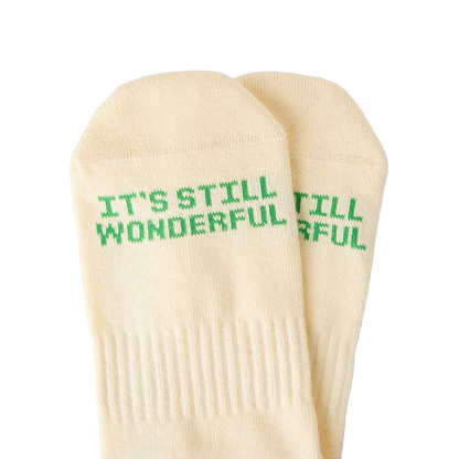 Talking Toes Wonder Pickle Athletic Crew Sock | Socks | The Green Collective SG