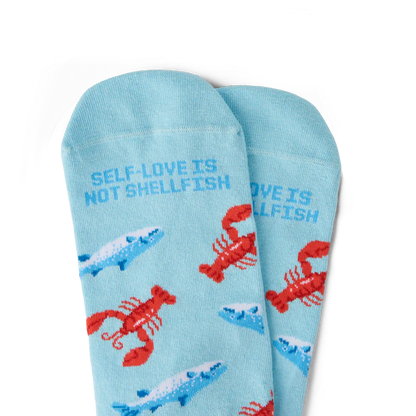 Talking Toes Self-Love Seafood Sock