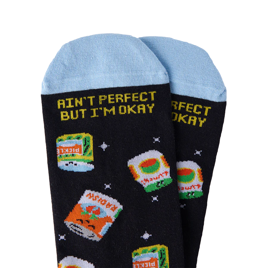 Talking Toes Picky Pickle Crew Sock | Socks | The Green Collective SG