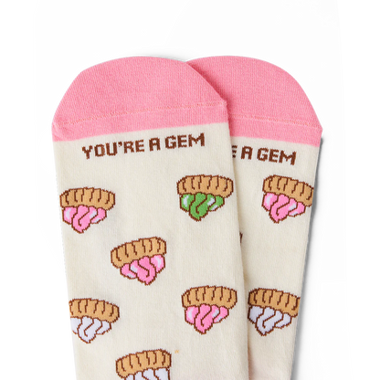 Talking Toes You're a Gem Crew Sock | Socks | The Green Collective SG