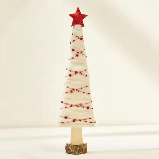 Christmas tree of Wood, Wool and Felt