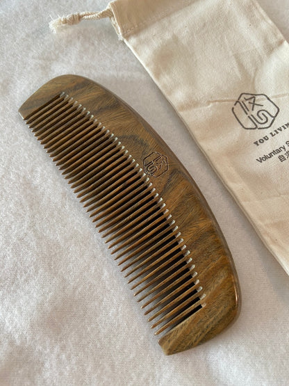 You Living Handcrafted Verawood comb (Medium)