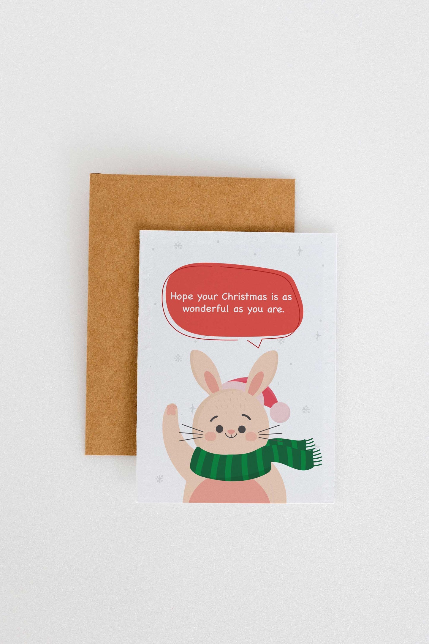 Kaami - Xmas Wish Jolly Bunny - Plantable Greeting Card