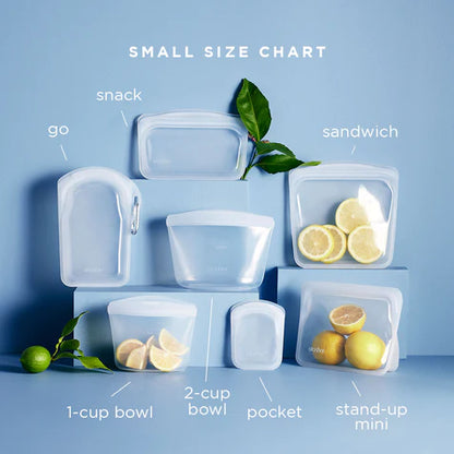 ERGO Stasher 1Cup Food Clear Bowl | Available at The Green Collective