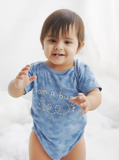 MIKO LOLO Shizy Blue Unisex Onesie | kids Fashion | The Green Collective SG