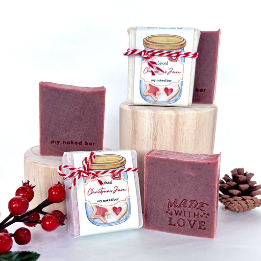 My Naked Bar Spiced Christmas Jam Christmas Soap Bars - Limited Edition